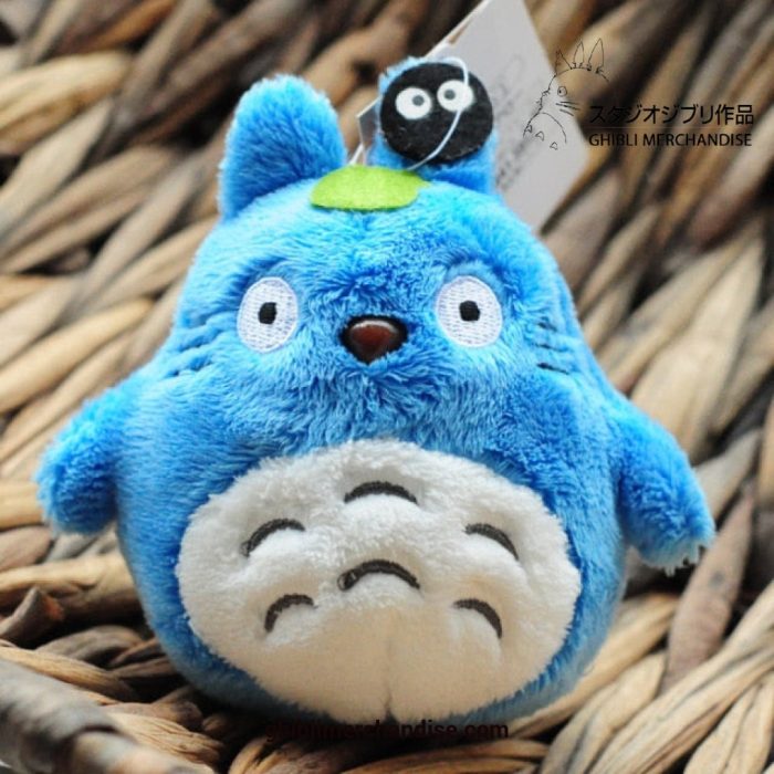 10Cm My Neighbor Totoro Plush Keychain Blue
