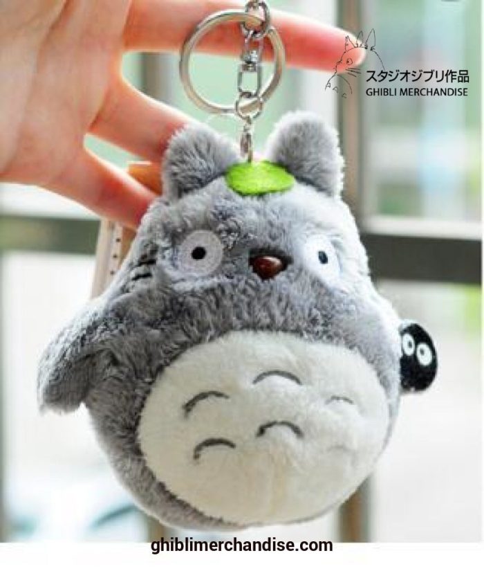 10Cm My Neighbor Totoro Plush Keychain Gray