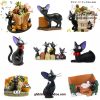 18 New Style Kikis Delivery Service Black Cat Figures