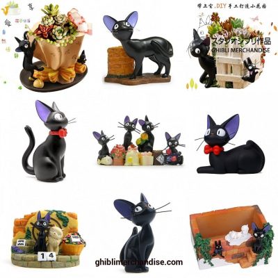 18 New Style Kikis Delivery Service Black Cat Figures