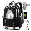 2022 My Neighbor Totoro Usb Charging Laptop Casual Travel Backpack