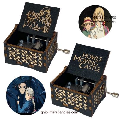 50 Types Howls Moving Castle Wooden Music Box
