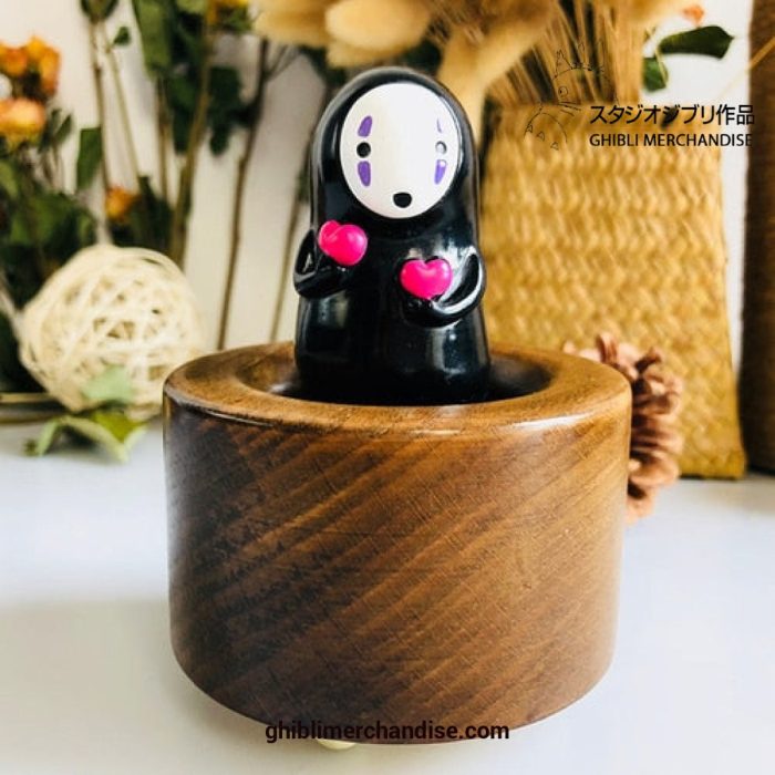 8 Type Handmade Cute No Face Man Wooden Music Box 6
