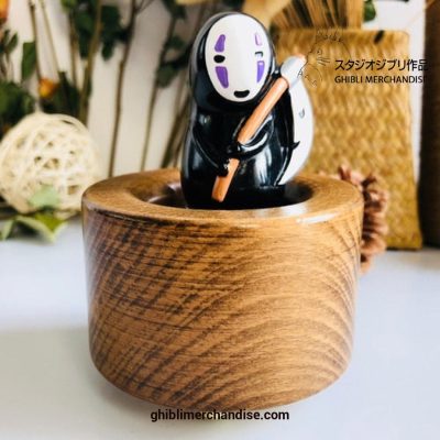 8 Type Handmade Cute No Face Man Wooden Music Box 7