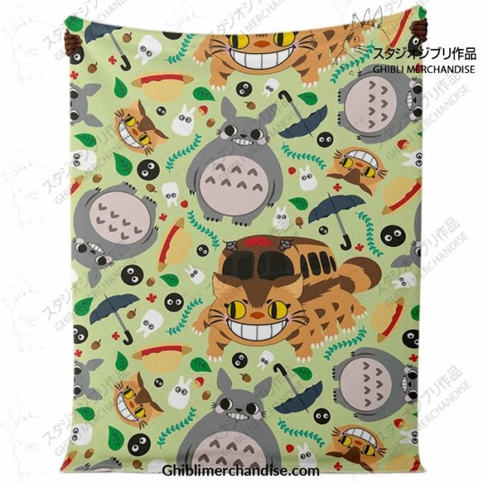 Cute Funny Totoro Microfleece Blanket Premium - Aop