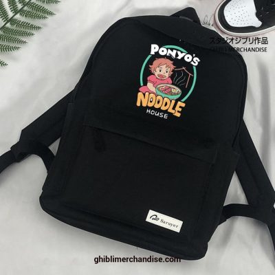 Cute Ponyo Canvas Backpack