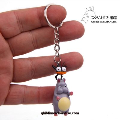 Cute Spirited Away Boh Mouse Keychain