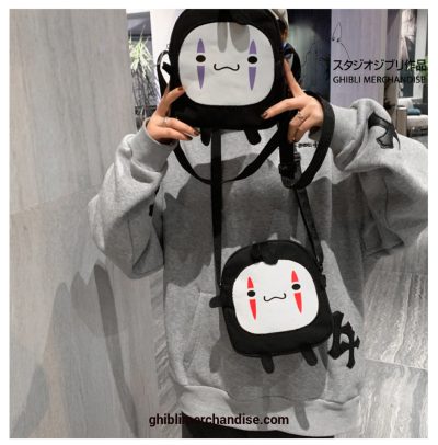 Cute Spirited Away No Face Man Plush Bag