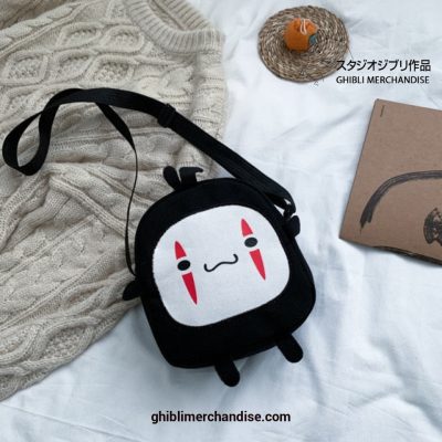 Cute Spirited Away No Face Man Plush Bag