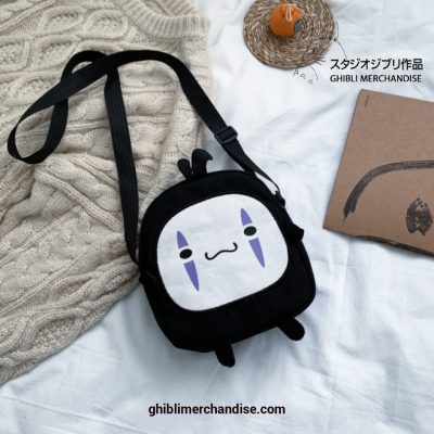 Cute Spirited Away No Face Man Plush Bag