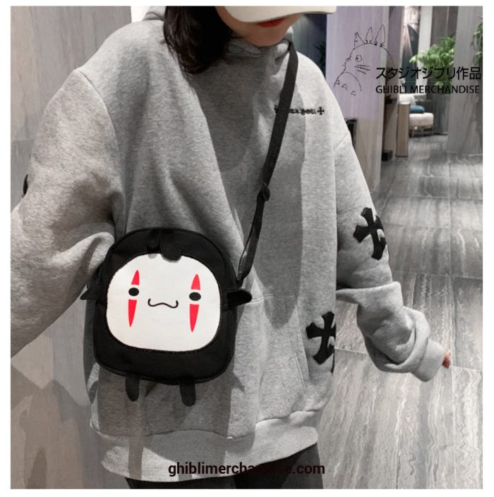 Cute Spirited Away No Face Man Plush Bag