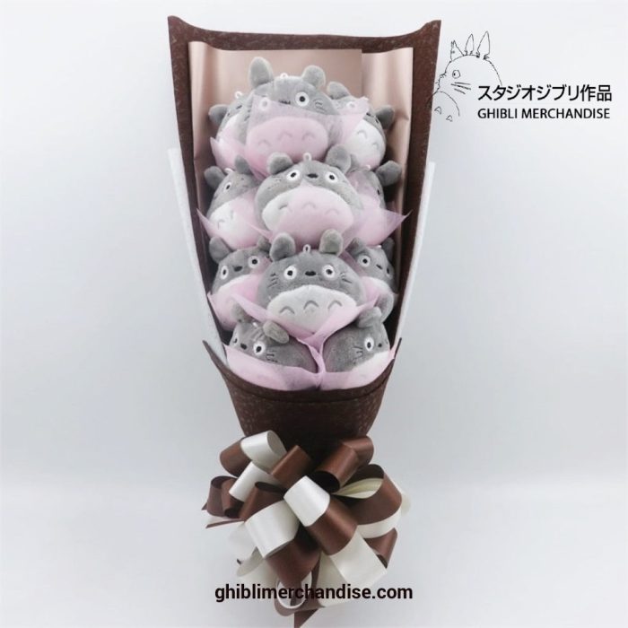 Cute Totoro Plush Flower Bouquet Creative Gift For Graduation/birthday/valentine