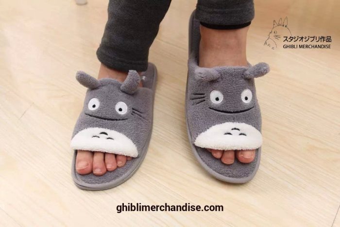 Cute Totoro Plush Winter Warm Slippers