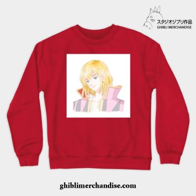 Howl Blonde Crewneck Sweatshirt Red / S