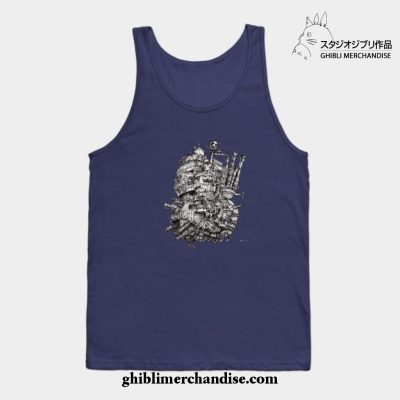 Howl_S Moving Castle Tank Top Navy Blue / S