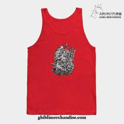 Howl_S Moving Castle Tank Top Red / S