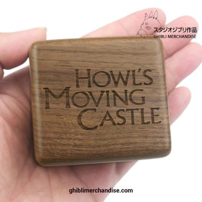 Howls Moving Castle Wooden Music Box - Merry Go Round Of Life Song
