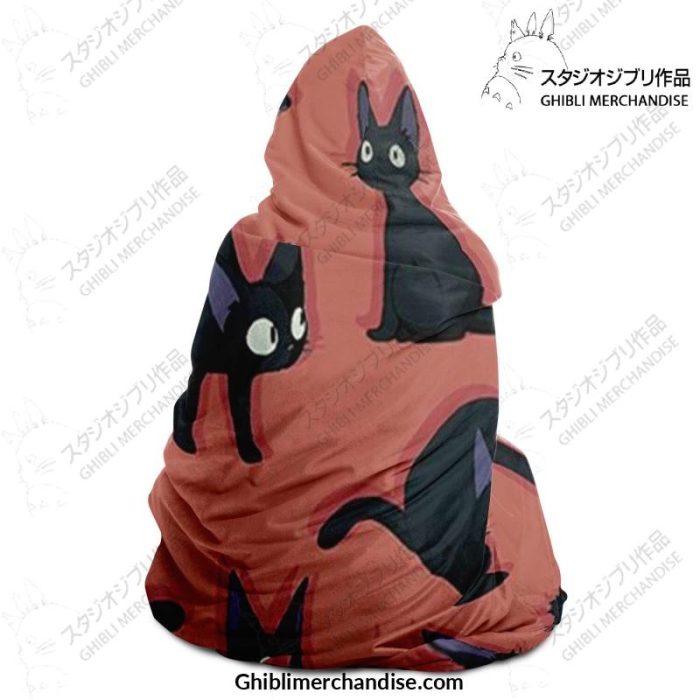 Jiji Black Cat Hooded Blanket Studio Ghibli Store