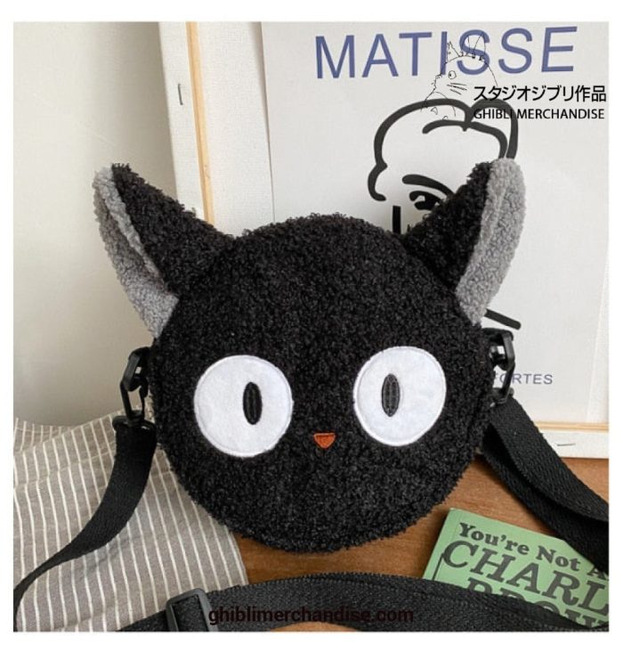 Kikis Delivery Service Black Jiji Cat Shoulder Bag