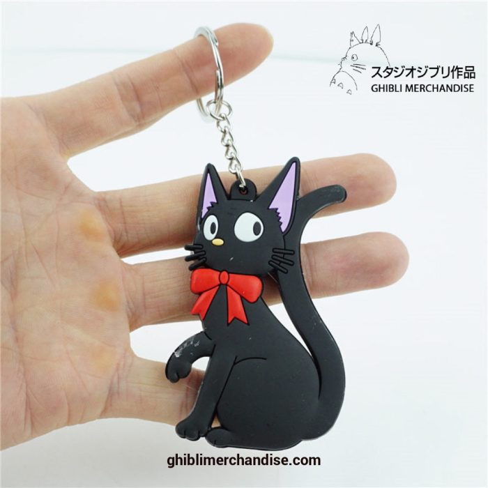 Kikis Delivery Service Jiji Black Cat Red Neck Strap Lanyard