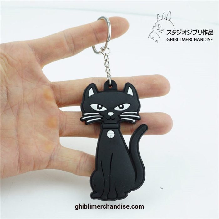 Kikis Delivery Service Jiji Black Cat Red Neck Strap Lanyard