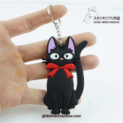 Kikis Delivery Service Jiji Black Cat Red Neck Strap Lanyard