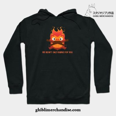 My Heart Only Burns For You Hoodie Black / S