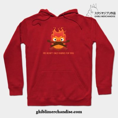My Heart Only Burns For You Hoodie Red / S