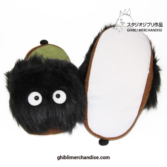 My Neighbor Totoro Black Briquette Plush Slippers