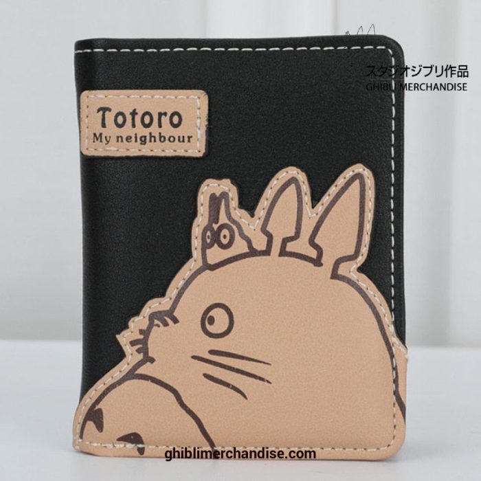 New Arrival Totoro Short Wallet Women Black