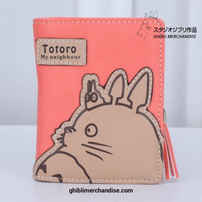 New Arrival Totoro Short Wallet Women Red