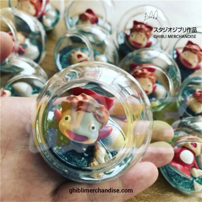 Ponyo On The Cliff Figure Model Toy Car Ornaments Home Decor Flying