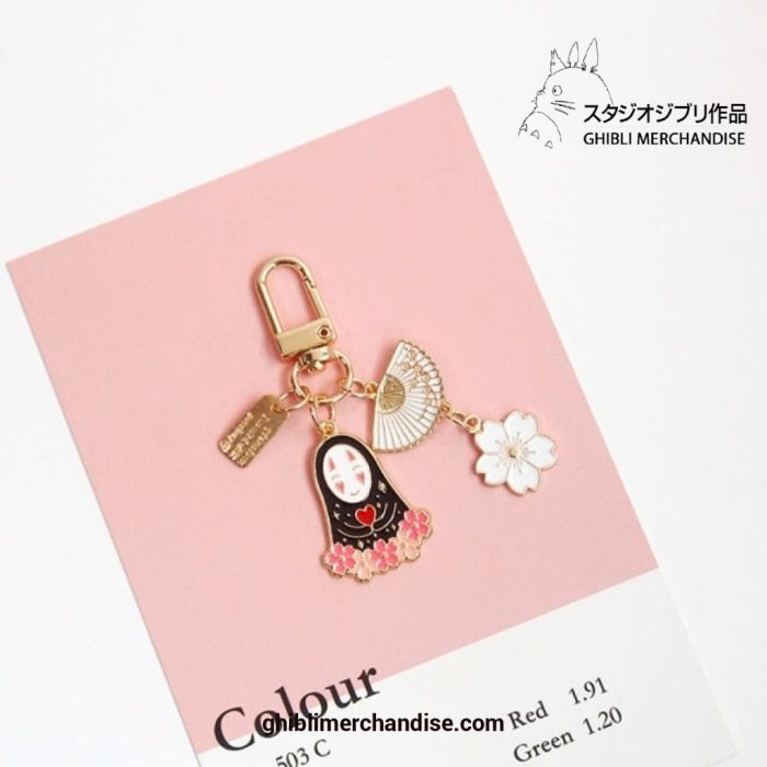 Spirited Away Cute No Face Keychain 1