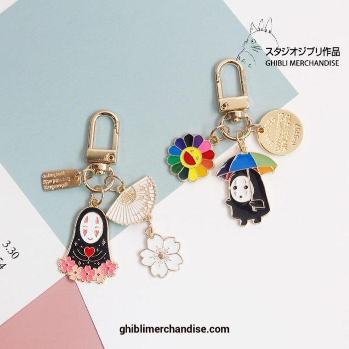 Spirited Away Cute No Face Keychain