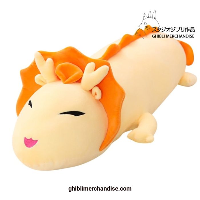 Spirited Away Haku White Dragon Long Pillow Plush 130Cm / Orange