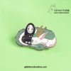 Spirited Away No Face Man White Dragon Hard Enamel Pin