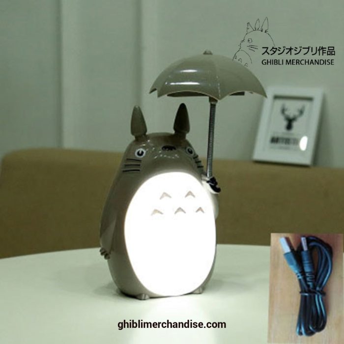 Totoro Charging Night Indoor Light Led Ubs Table Lamp Room Decor