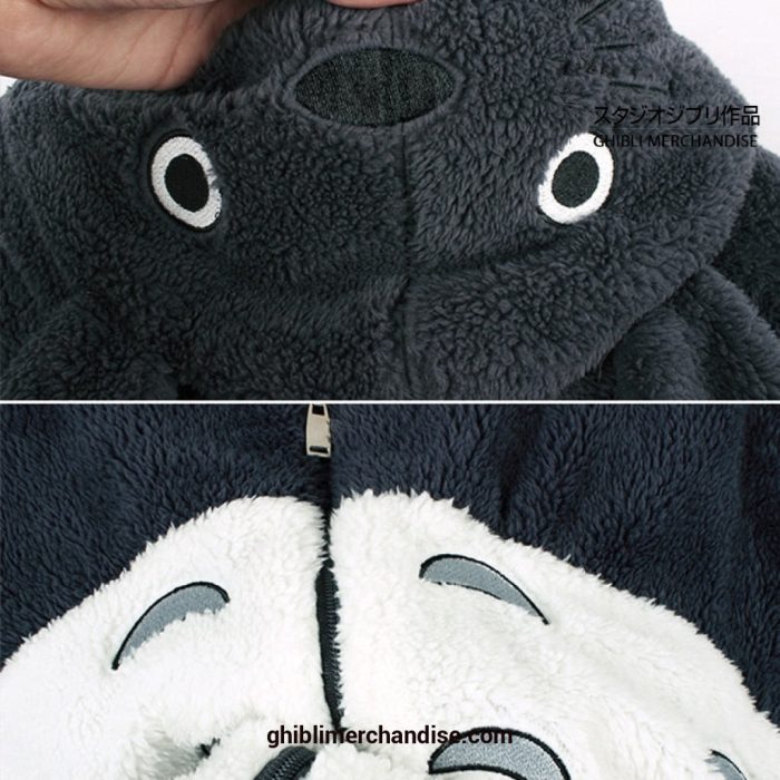 Totoro Kawaii Zip Up Hoodie Jacket