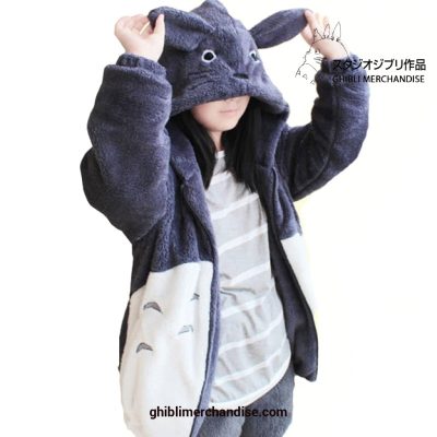 Totoro Kawaii Zip Up Hoodie Jacket