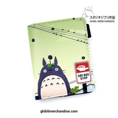 Totoro Waiting For The Bus Wallet