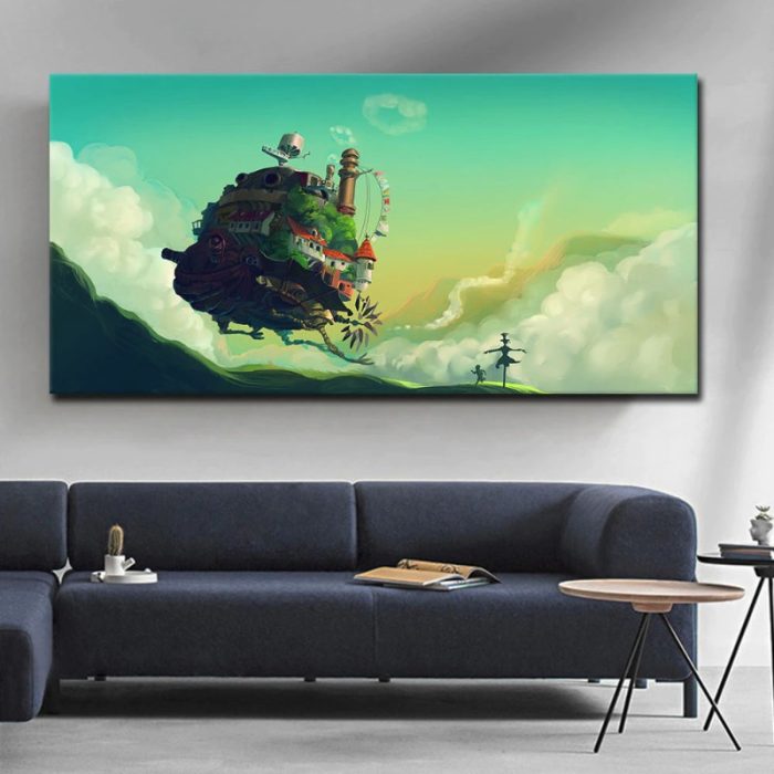 2020 Studio Ghibli Canvas Wall Art Home Decor - Studio Ghibli Store