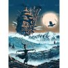 Howls Moving Castle Cold Canvas Wall Art Home Decor - Studio Ghibli Store
