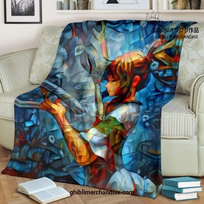 Abstract Spirited Away Blanket