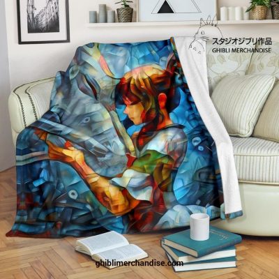Abstract Spirited Away Blanket