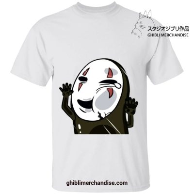 Cute Trapped No Face T-Shirt White / S