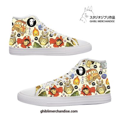 Ghibli Characrers Colorful Converse Shoes Air Force