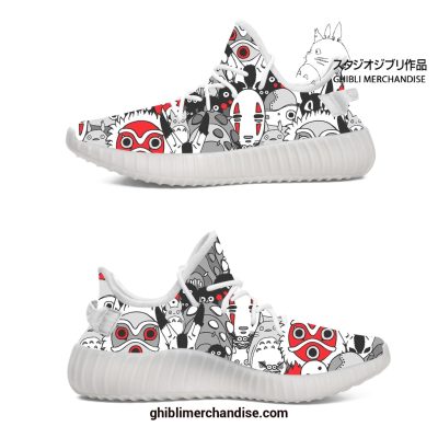 Ghibli Characters Art Style Yeezy Shoes Air Force