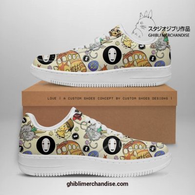 Ghibli Characters Colorful Air Force Shoes