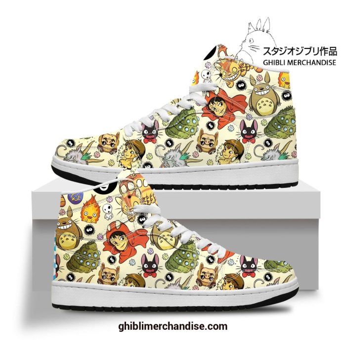 Ghibli Characters Colorful Aj Shoes Air Force