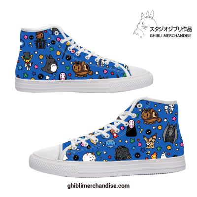 Ghibli Characters In The Blue Converse Shoes Air Force